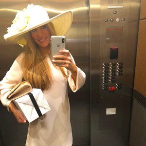 Beautiful Kentucky derby hat for large womans head